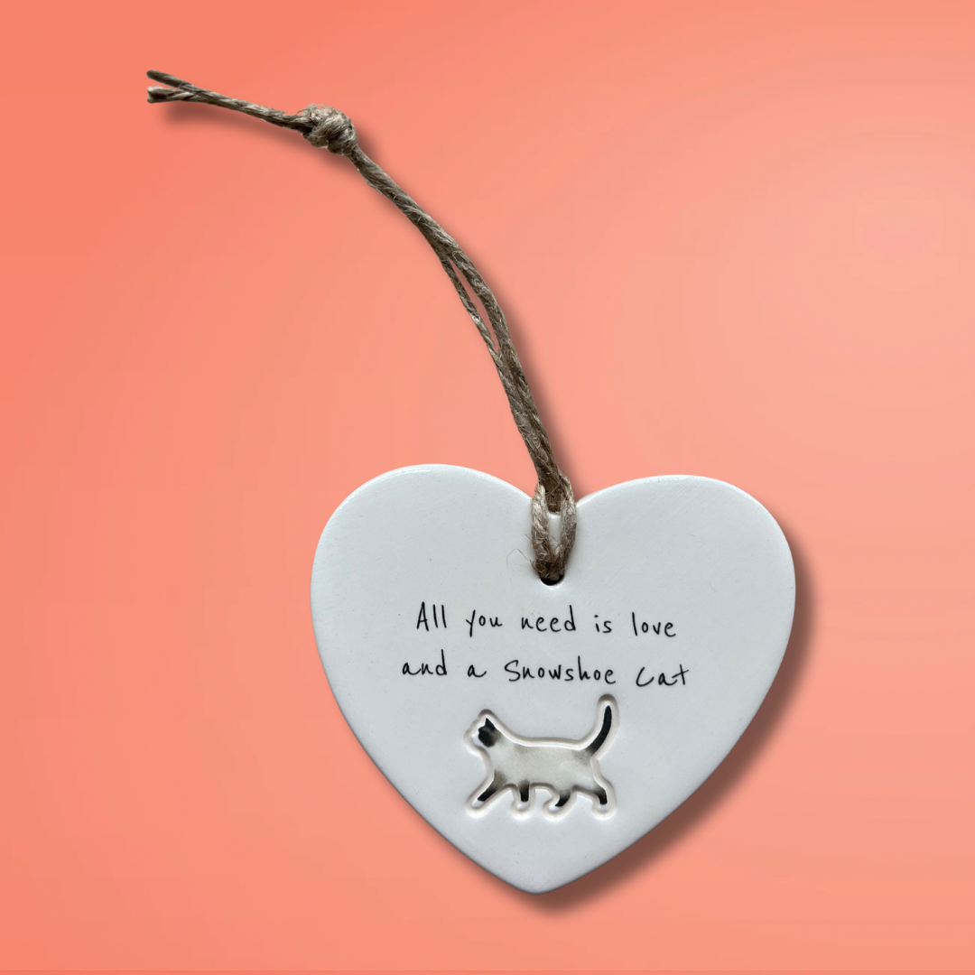 Snowshoe Cat Ornament
