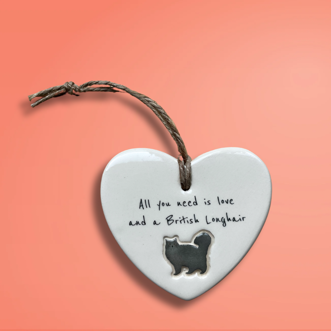 British Longhair Cat Ornament