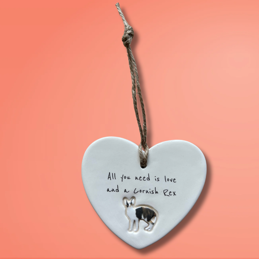 Cornish Rex Cat Ornament