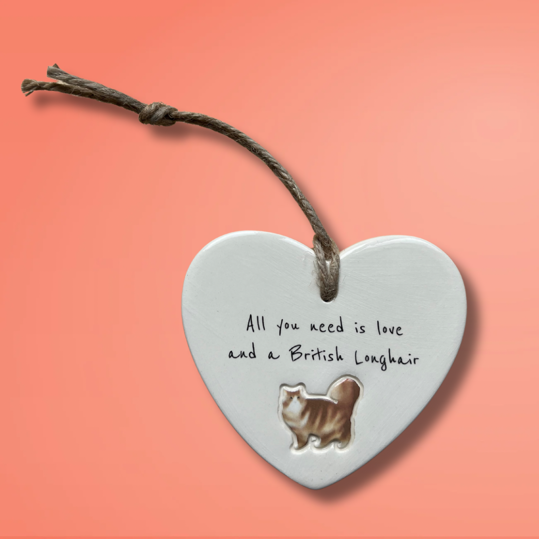British Longhair Cat Ornament