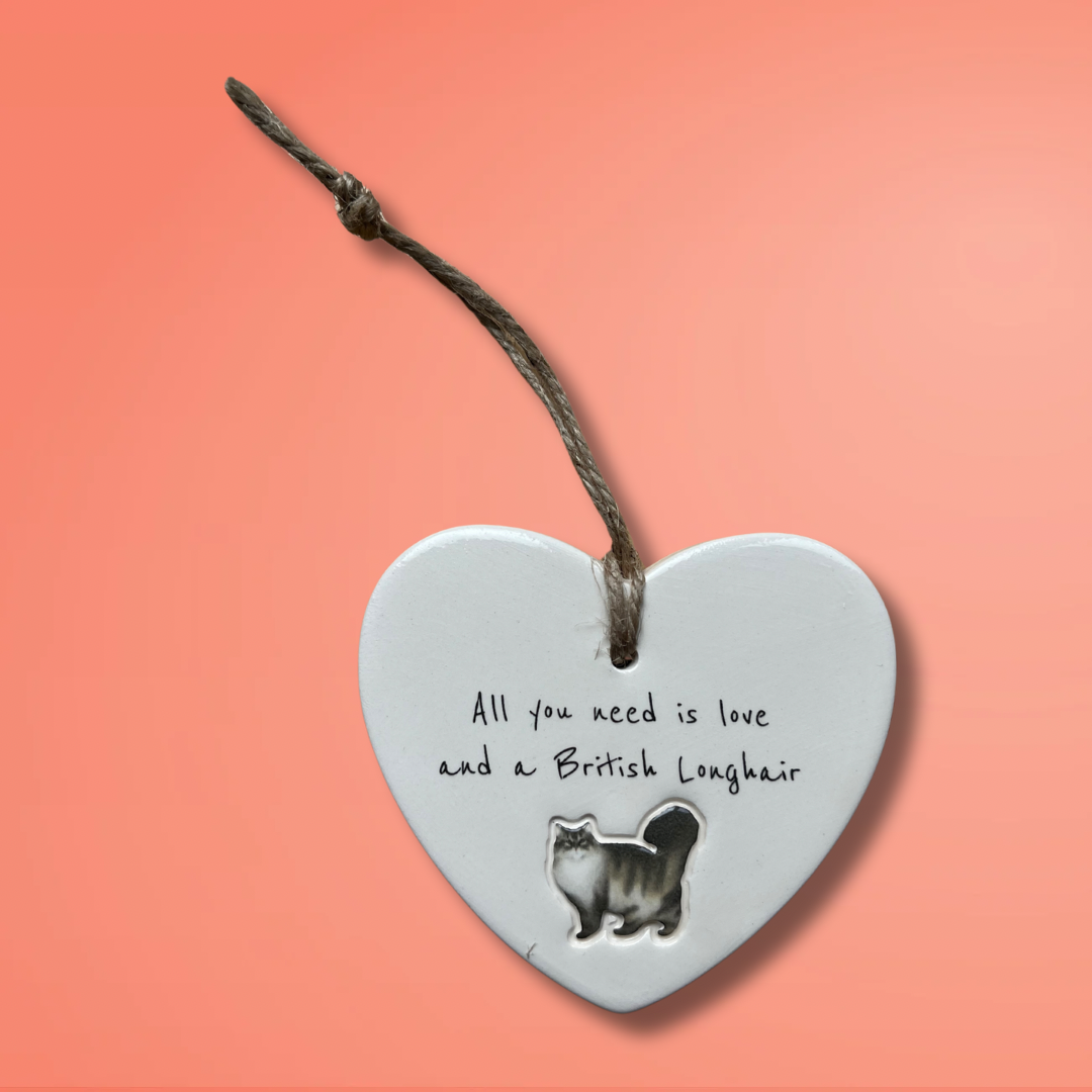 British Longhair Cat Ornament