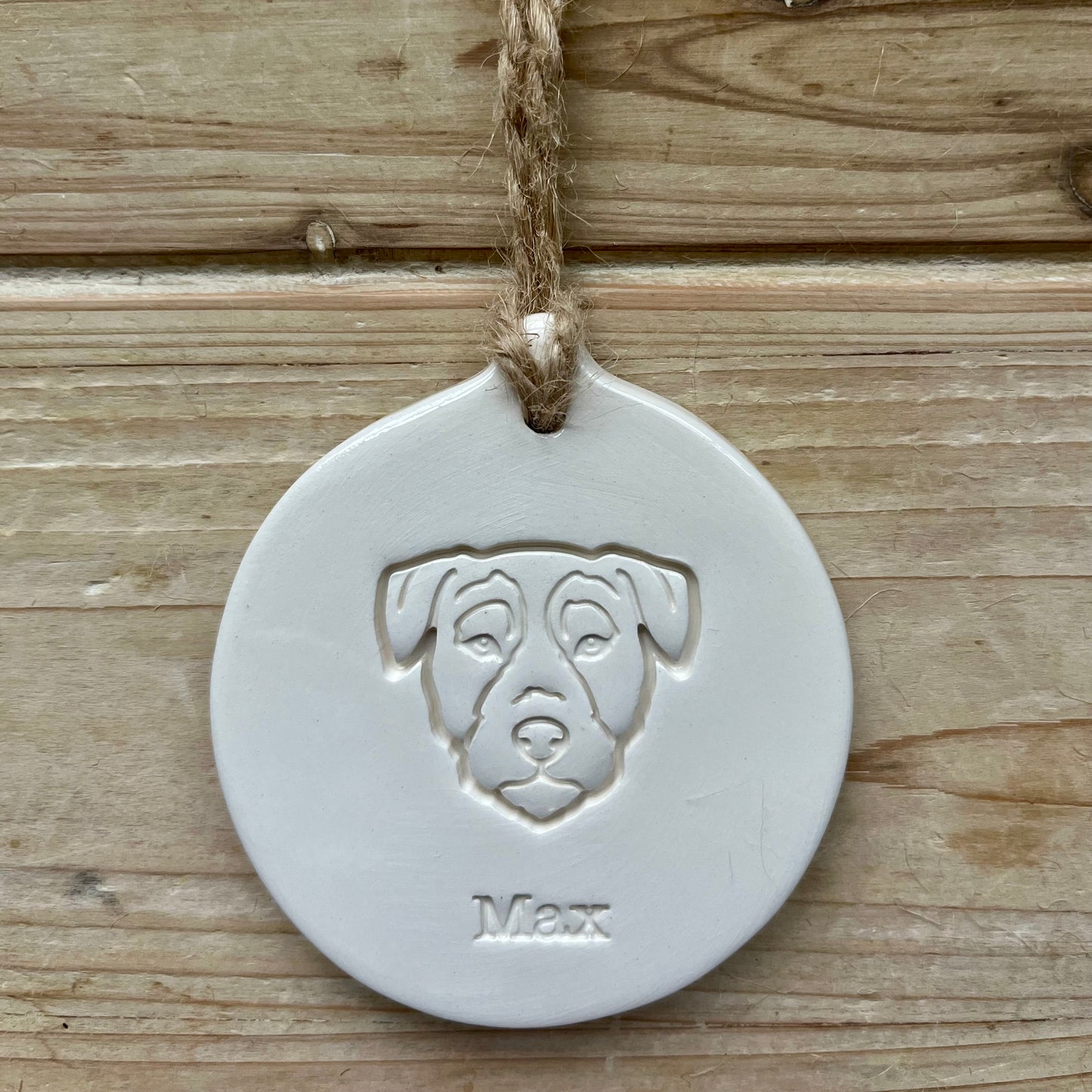 Personalised Parson Russell Terrier Decoration