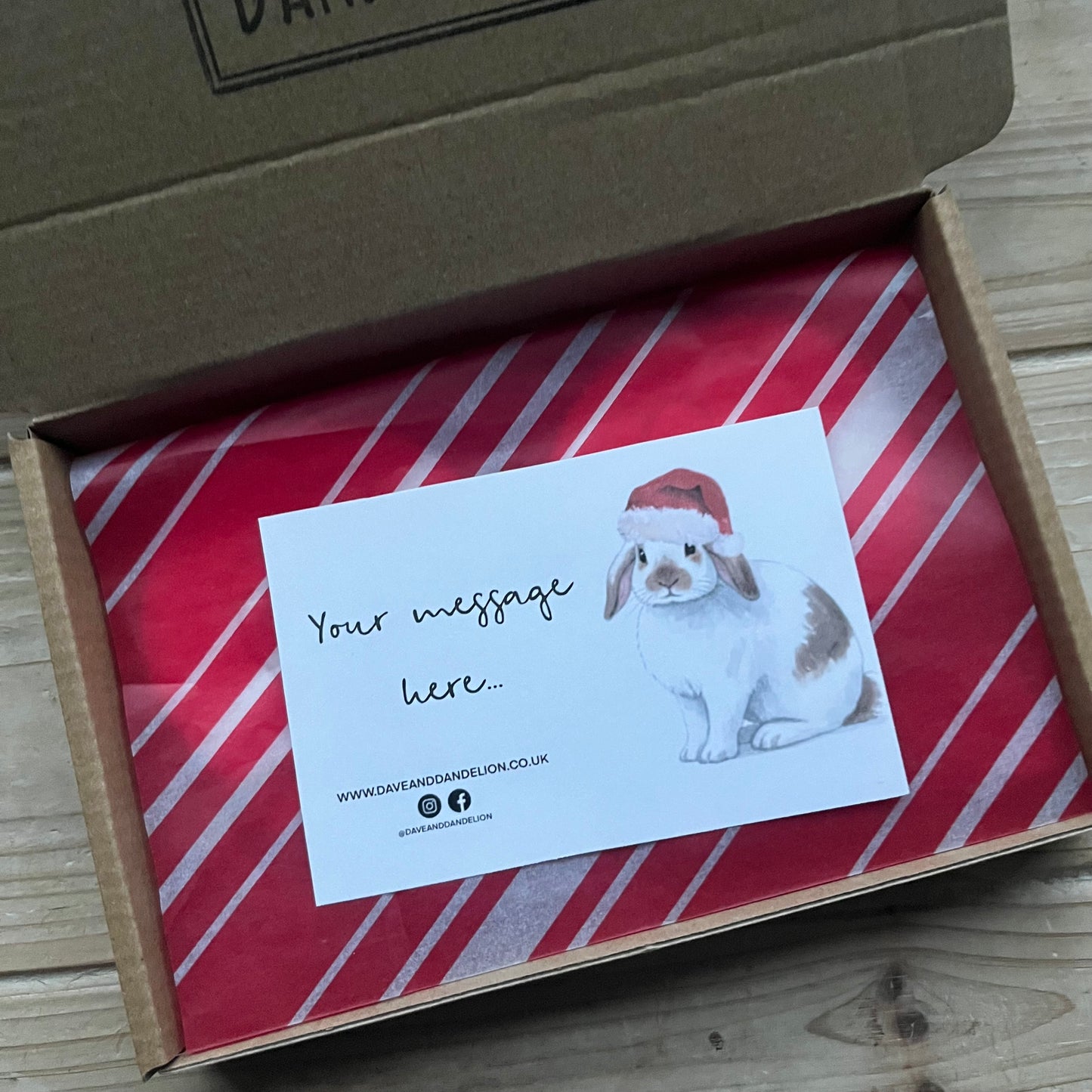 Personalised Mini Lop Rabbit Bauble