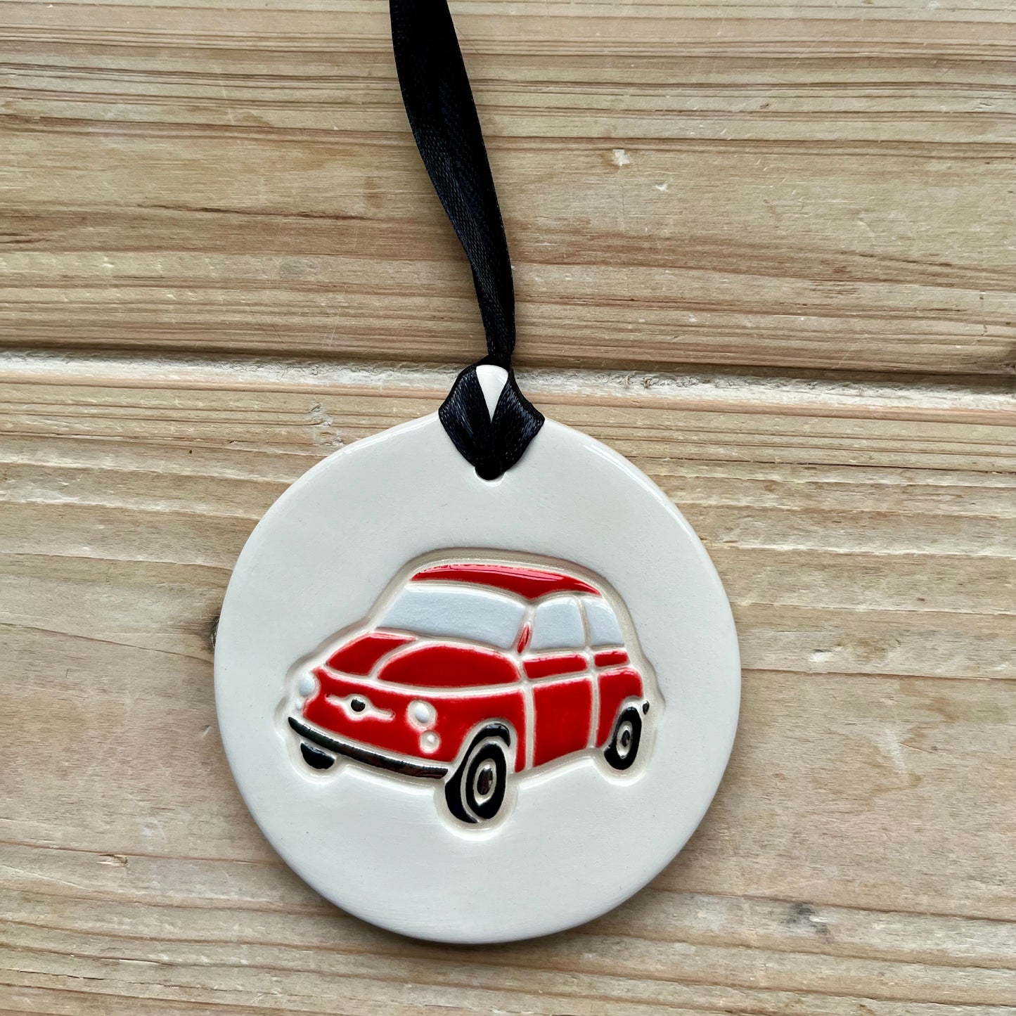 Classic Fiat 500 Ornament