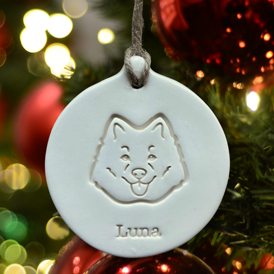 Personalised Samoyed Bauble