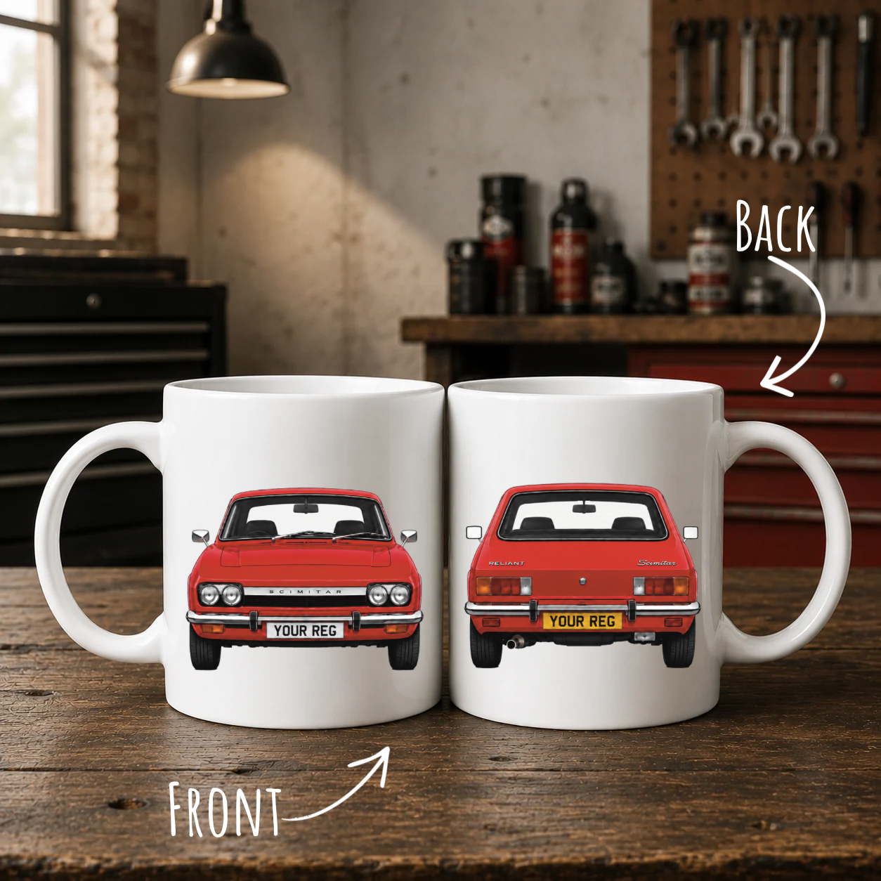 Personalised Reliant Scimitar Mug