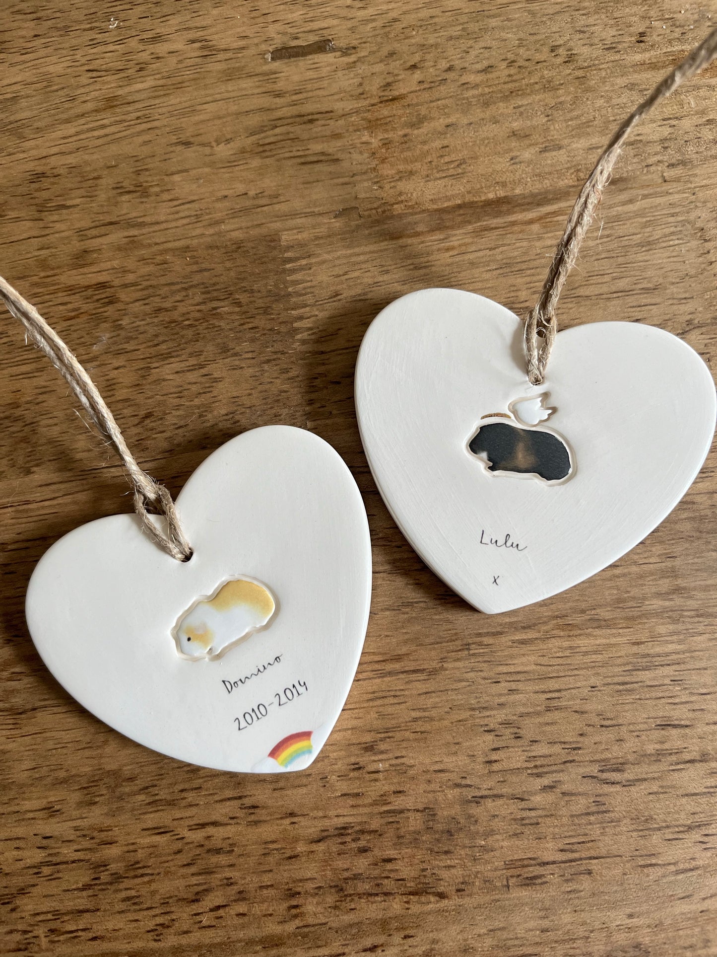 Personalised Guinea Pig Memorial Ornament