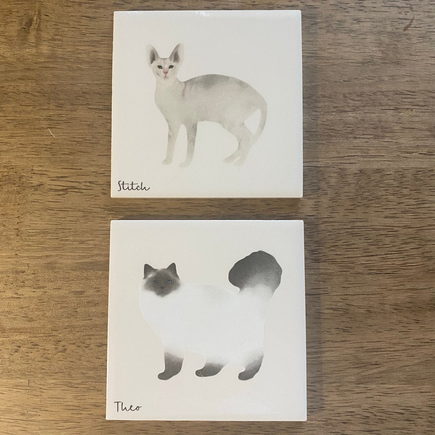 Personalised Cat coaster