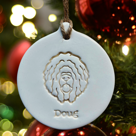 Personalised Hungarian Puli Bauble