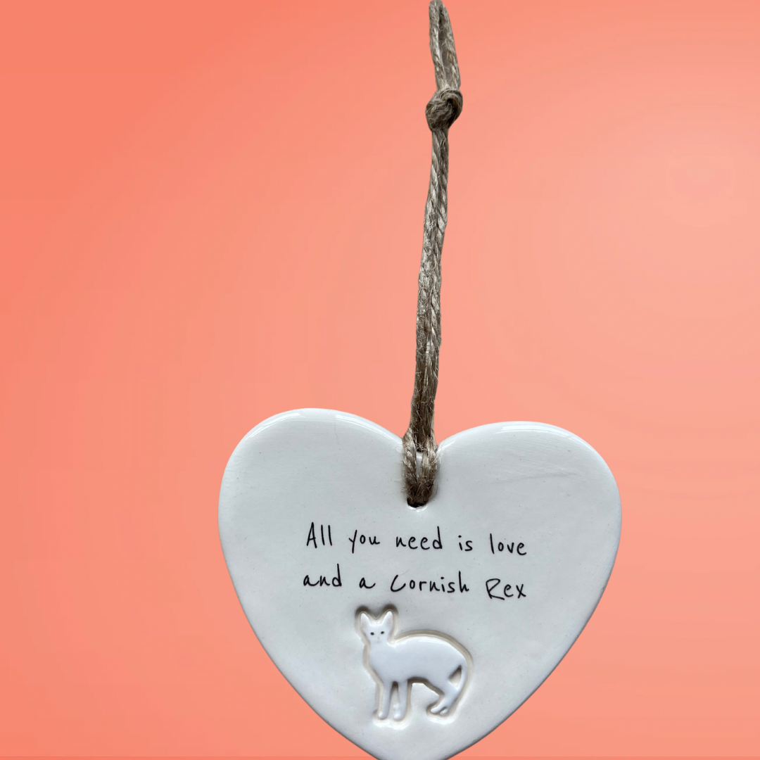 Cornish Rex Cat Ornament