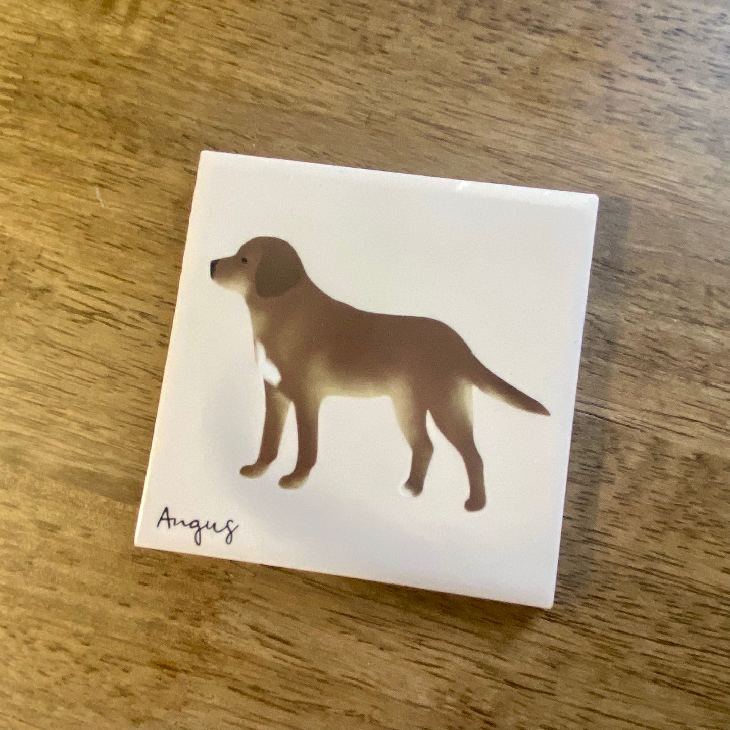 Personalised Dog coaster