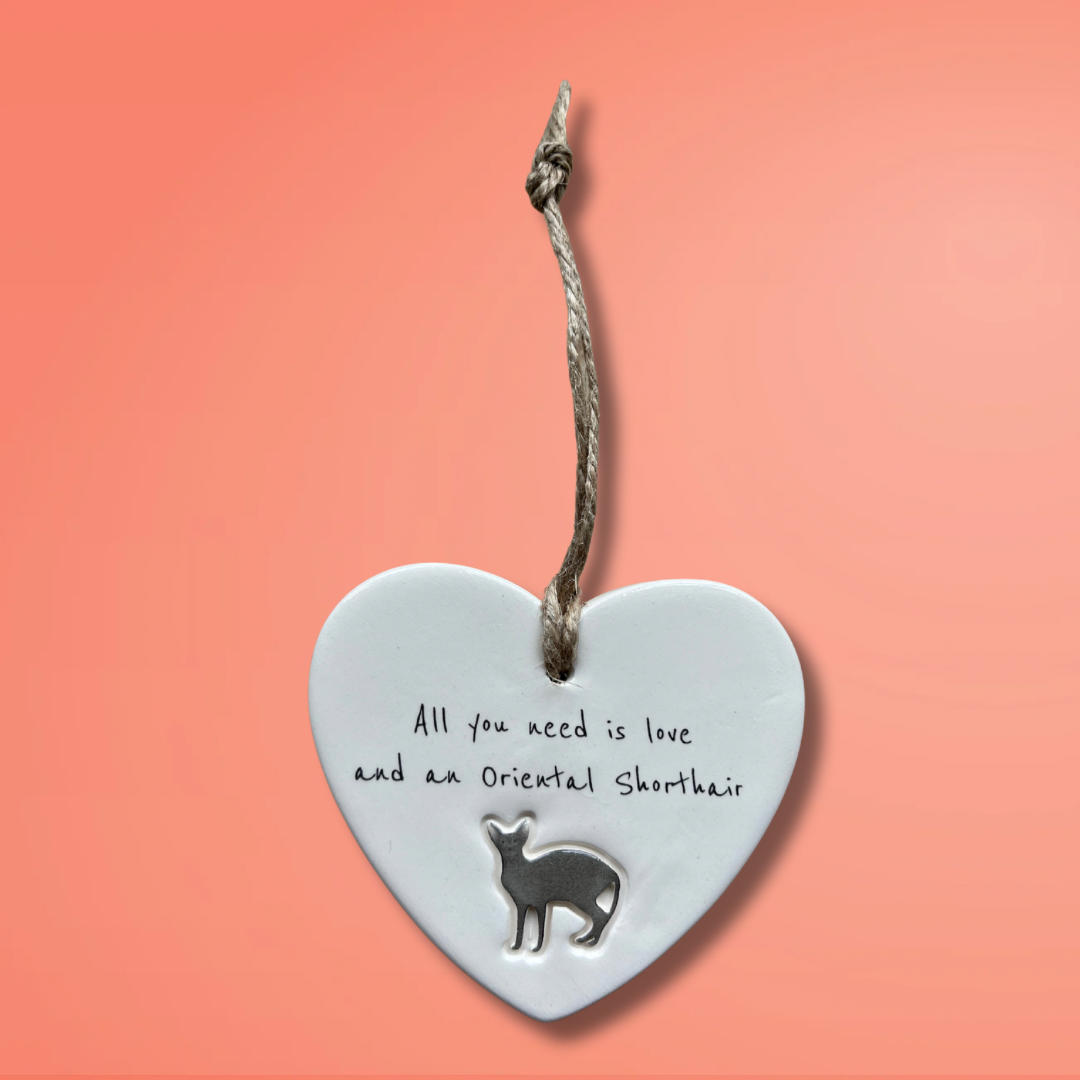 Oriental Shorthair Cat Ornament