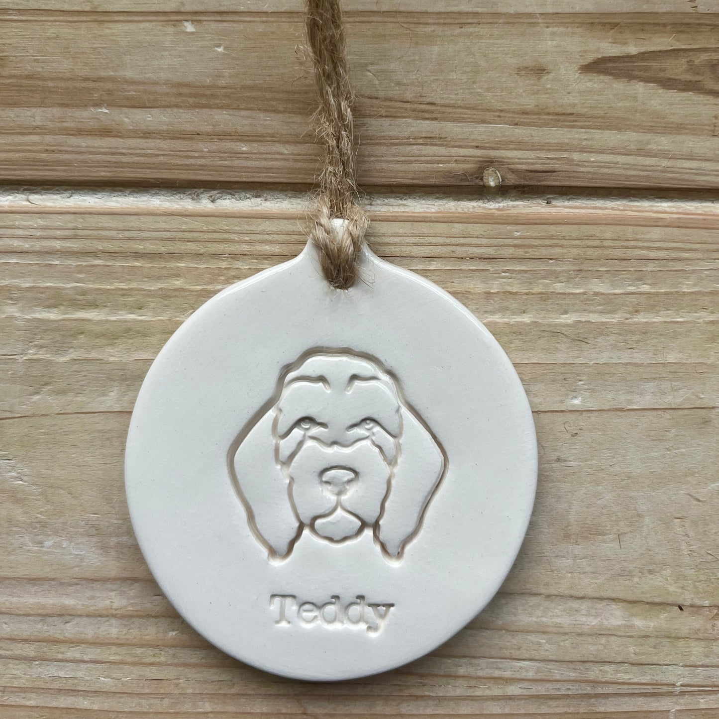 Personalised Irish Doodle Decoration