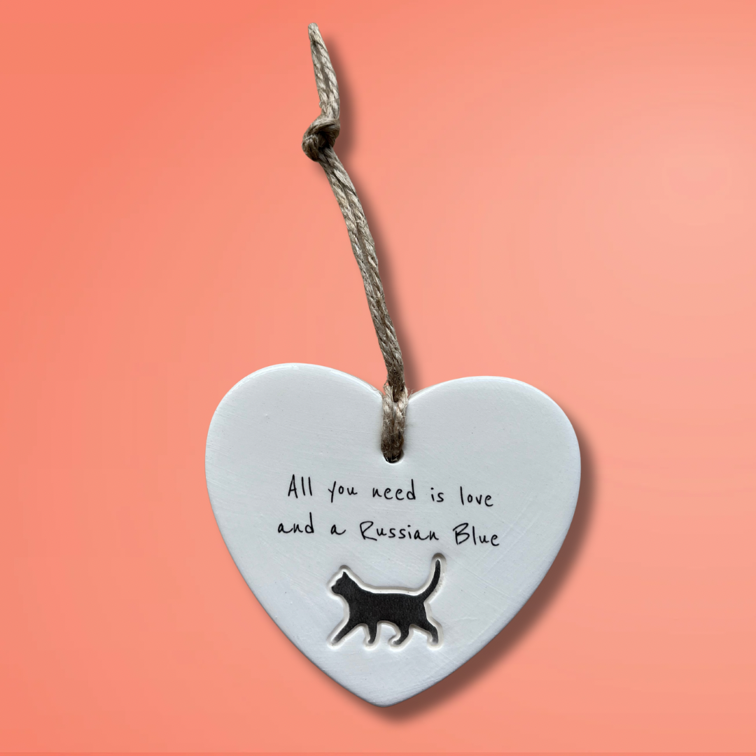 Russian Blue Cat Ornament
