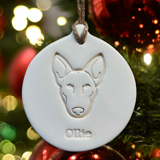 Personalised English Bull Terrier Bauble