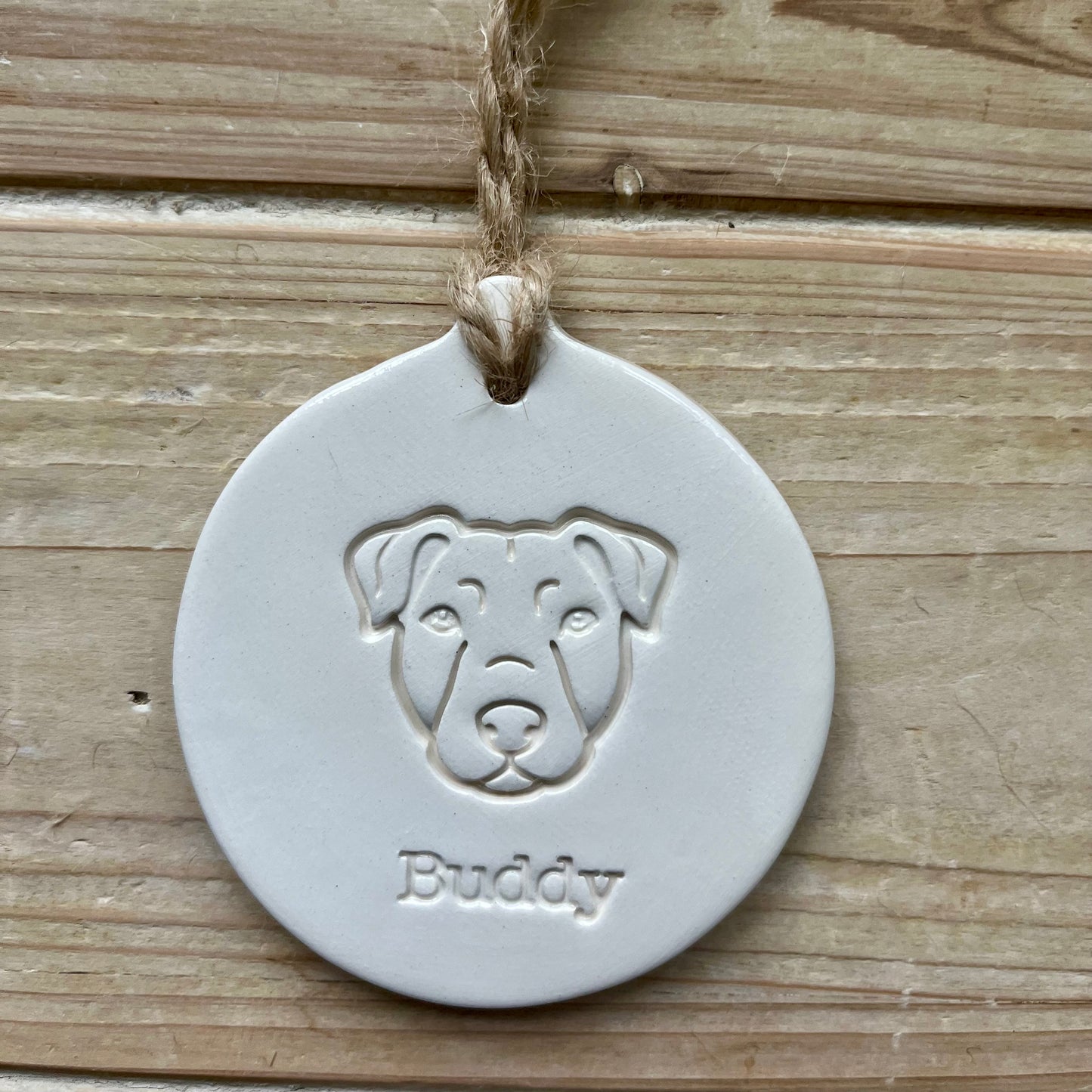 Personalised Patterdale Terrier Decoration