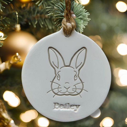 Personalised Bunny Bauble