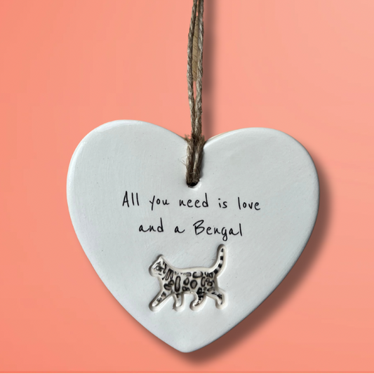 Handmade Bengal Cat Ornament