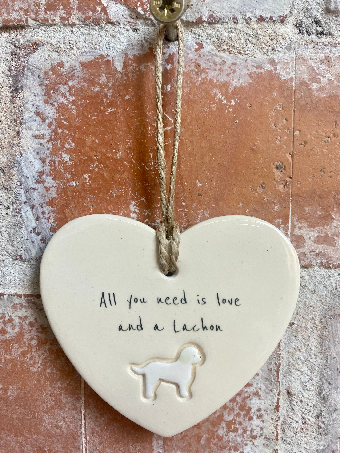 Lachon Ceramic Heart Ornament