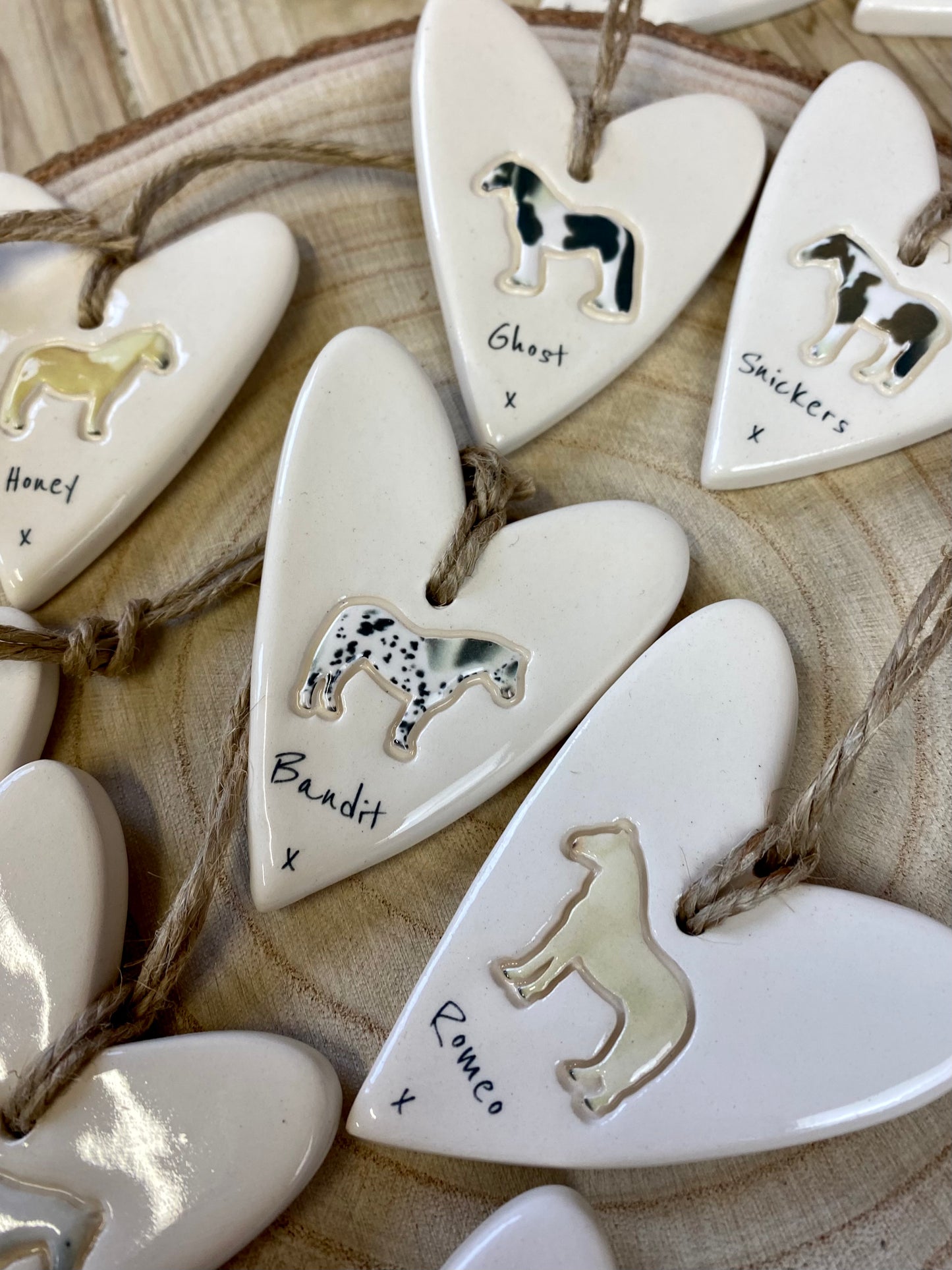 Personalised Horse Heart Ornament
