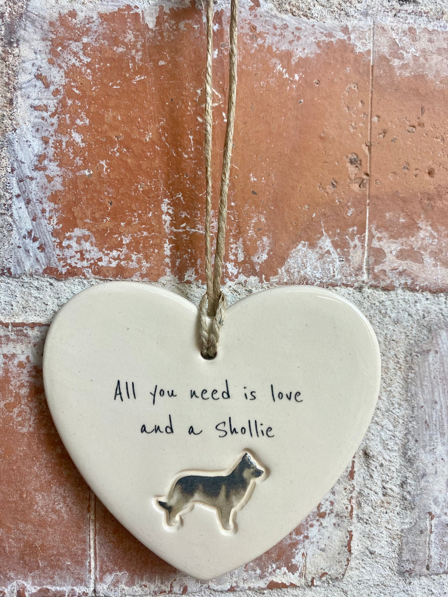 Shollie Ceramic Heart Ornament