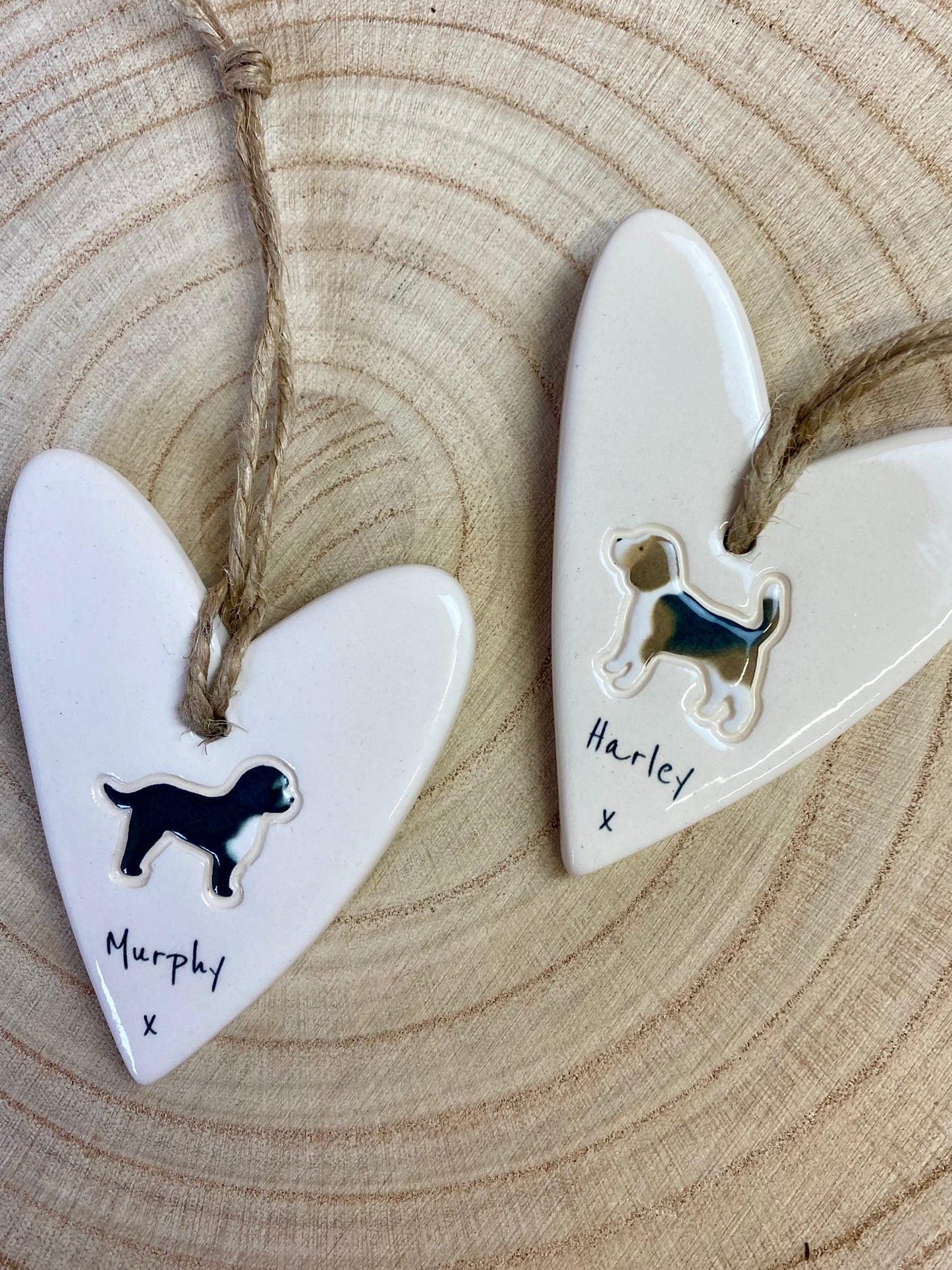 Personalised Dog Heart Ornament