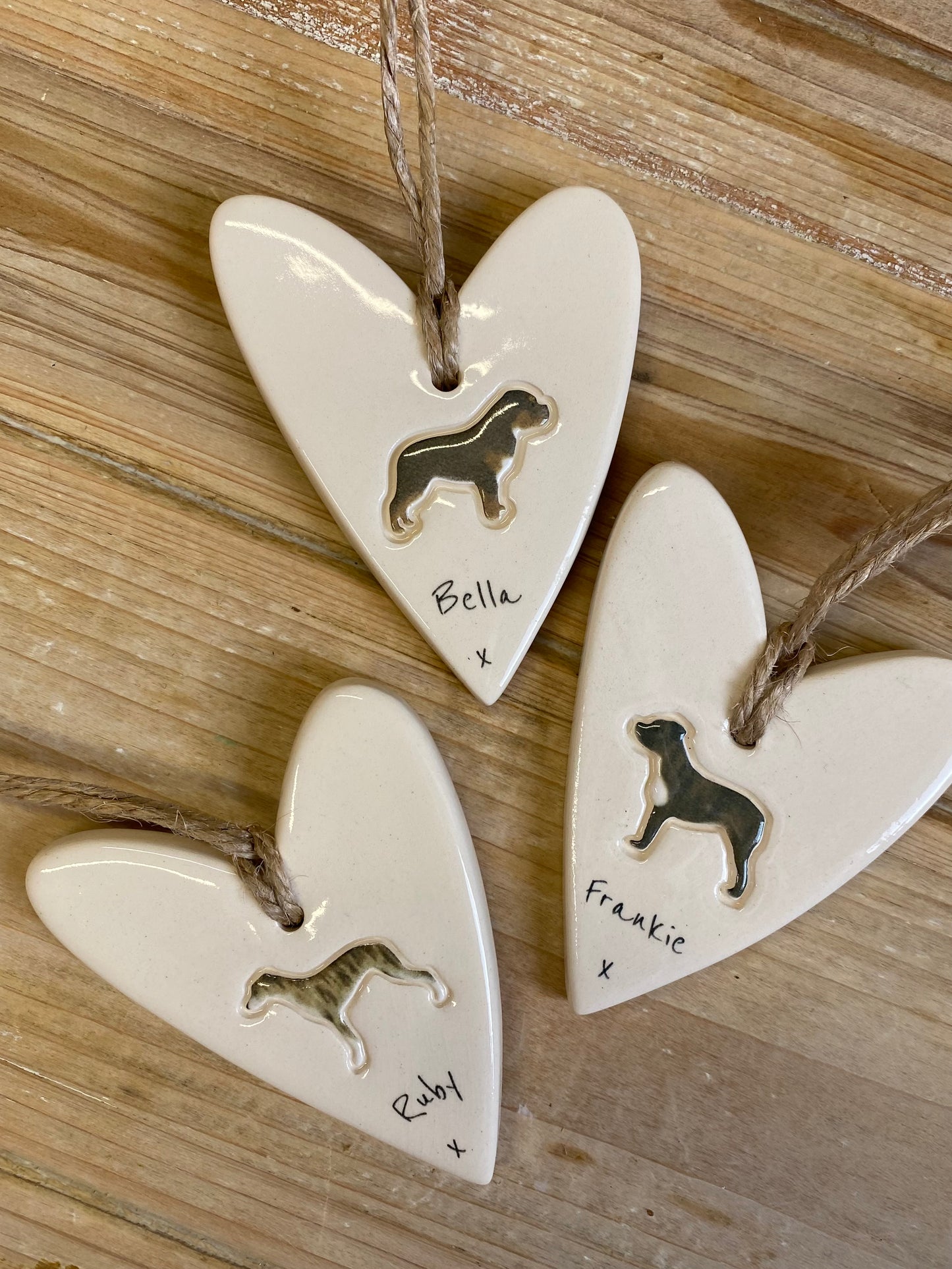 Personalised Dog Heart Ornament