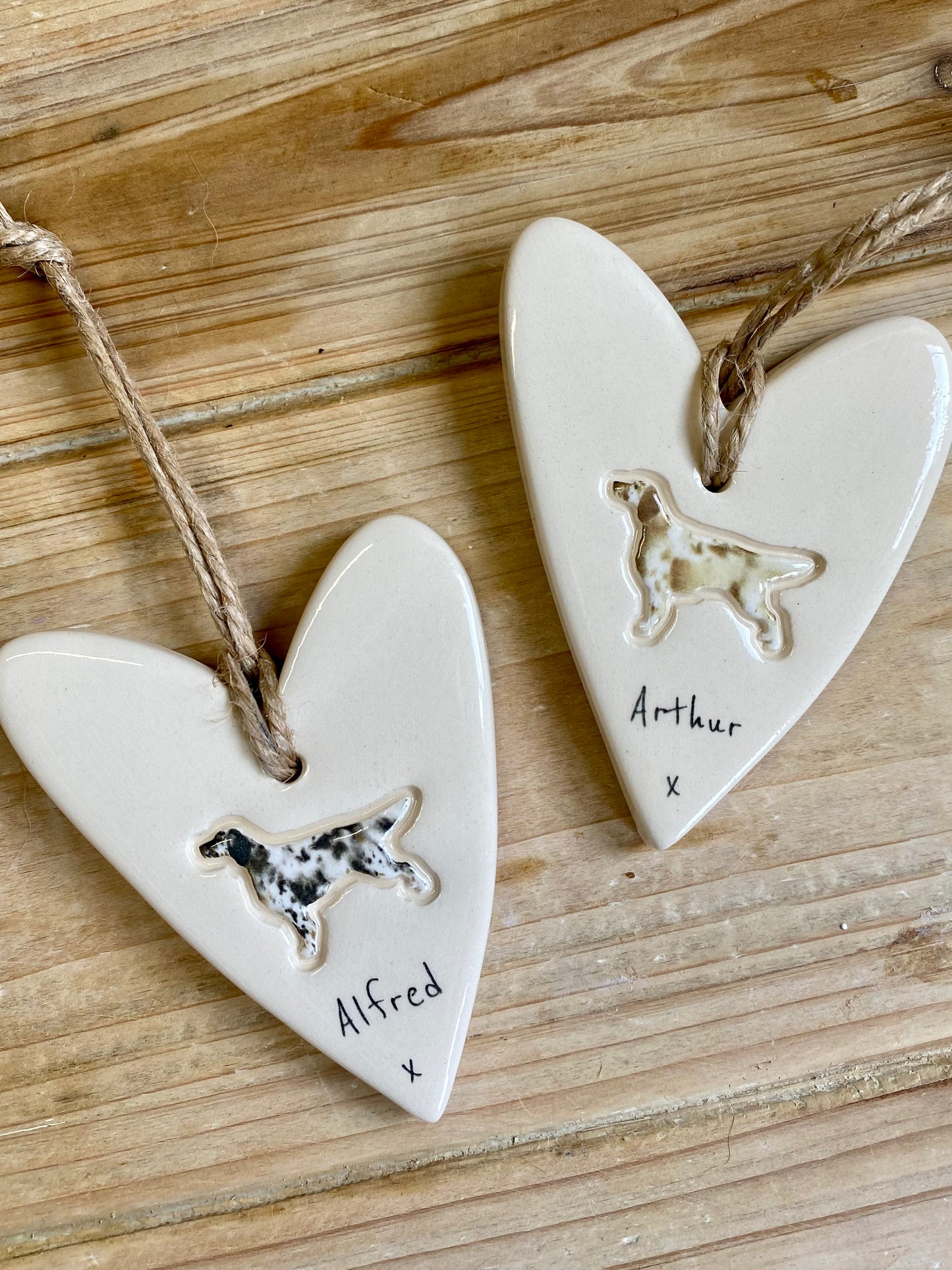 Personalised Dog Heart Ornament