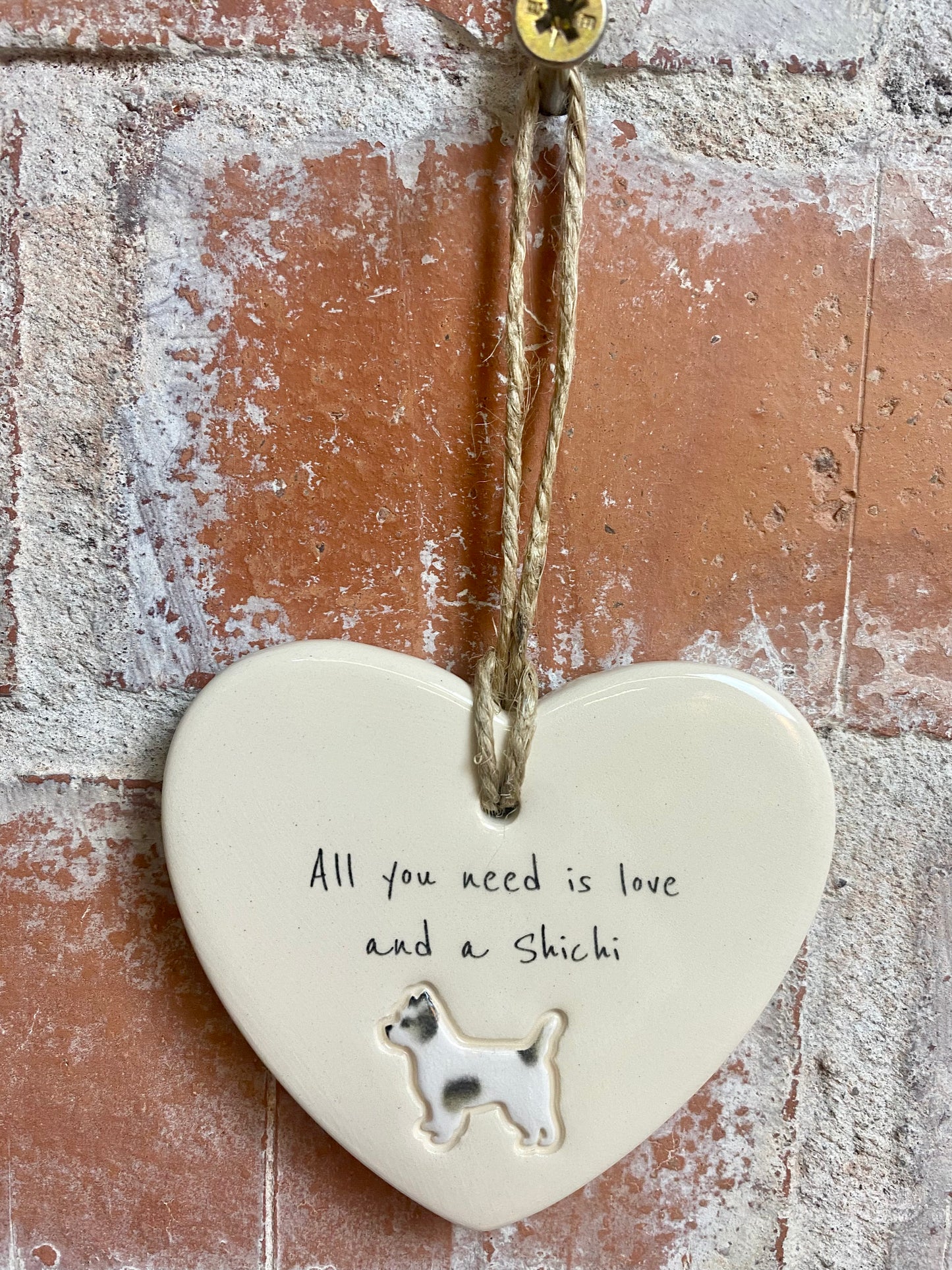 Shichi Ceramic Heart Ornament