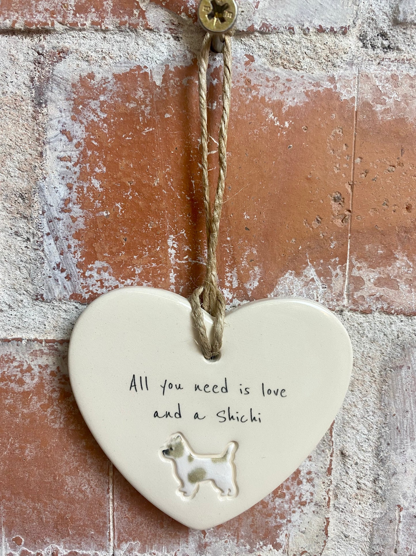 Shichi Ceramic Heart Ornament