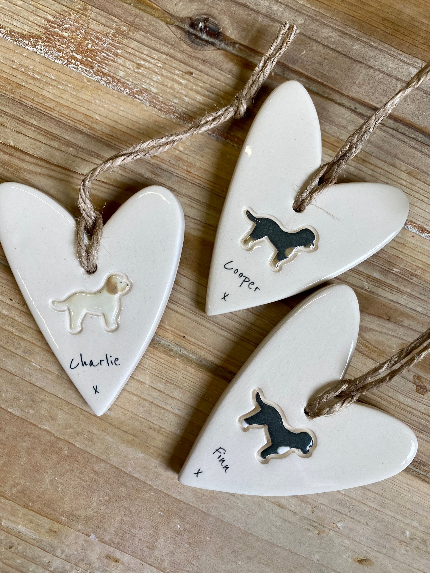 Personalised Dog Heart Ornament
