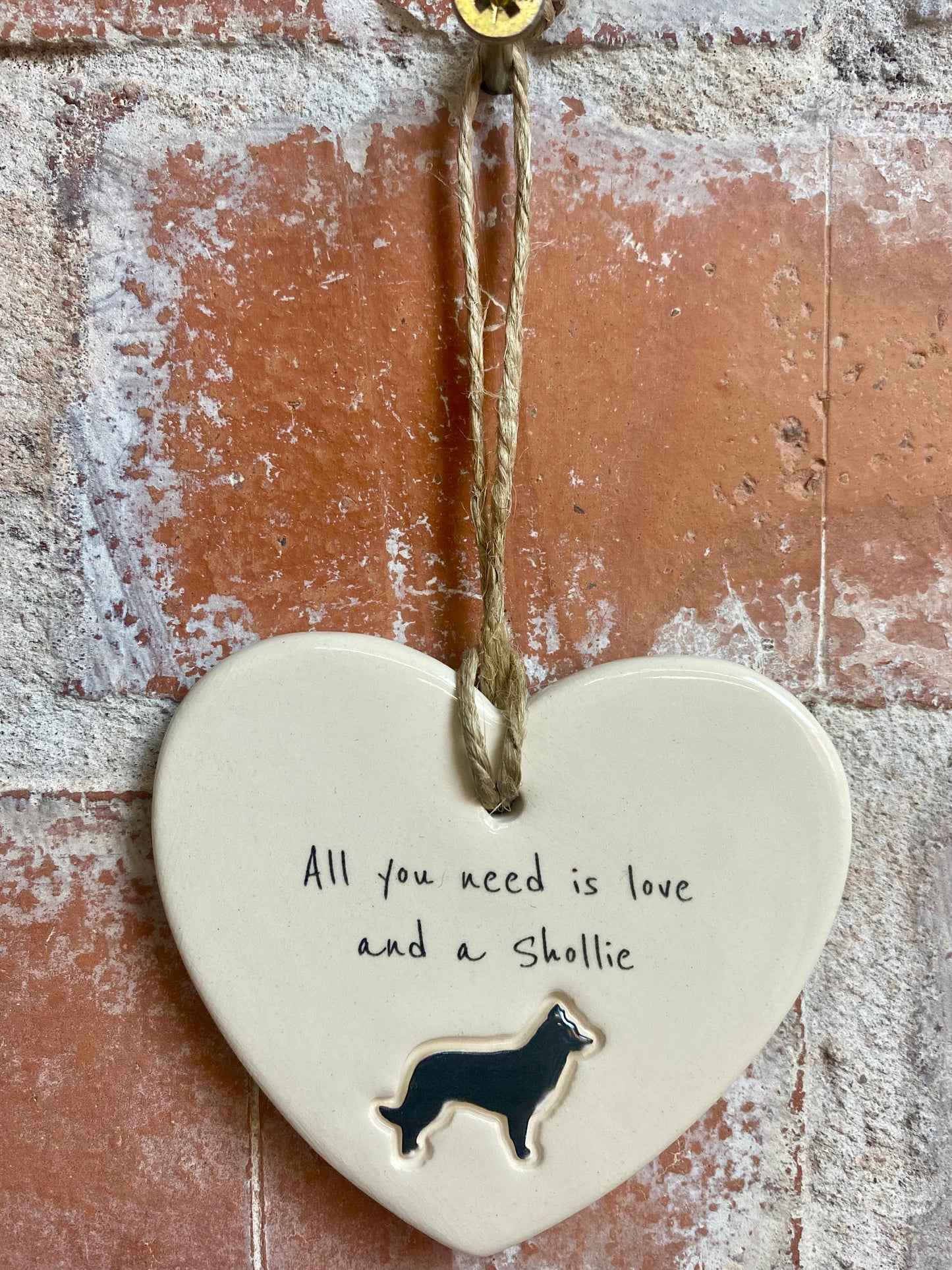 Shollie Ceramic Heart Ornament