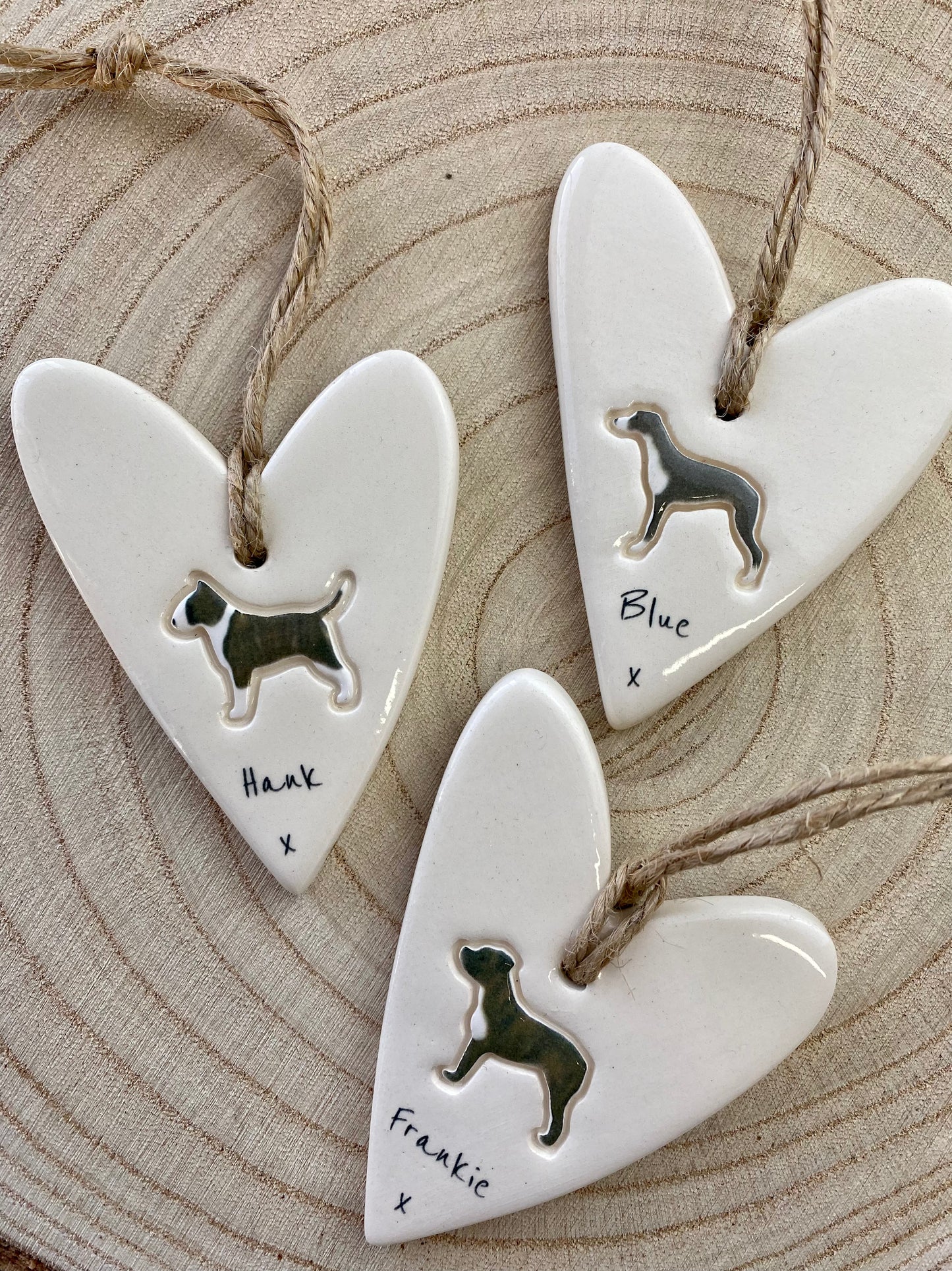 Personalised Dog Heart Ornament