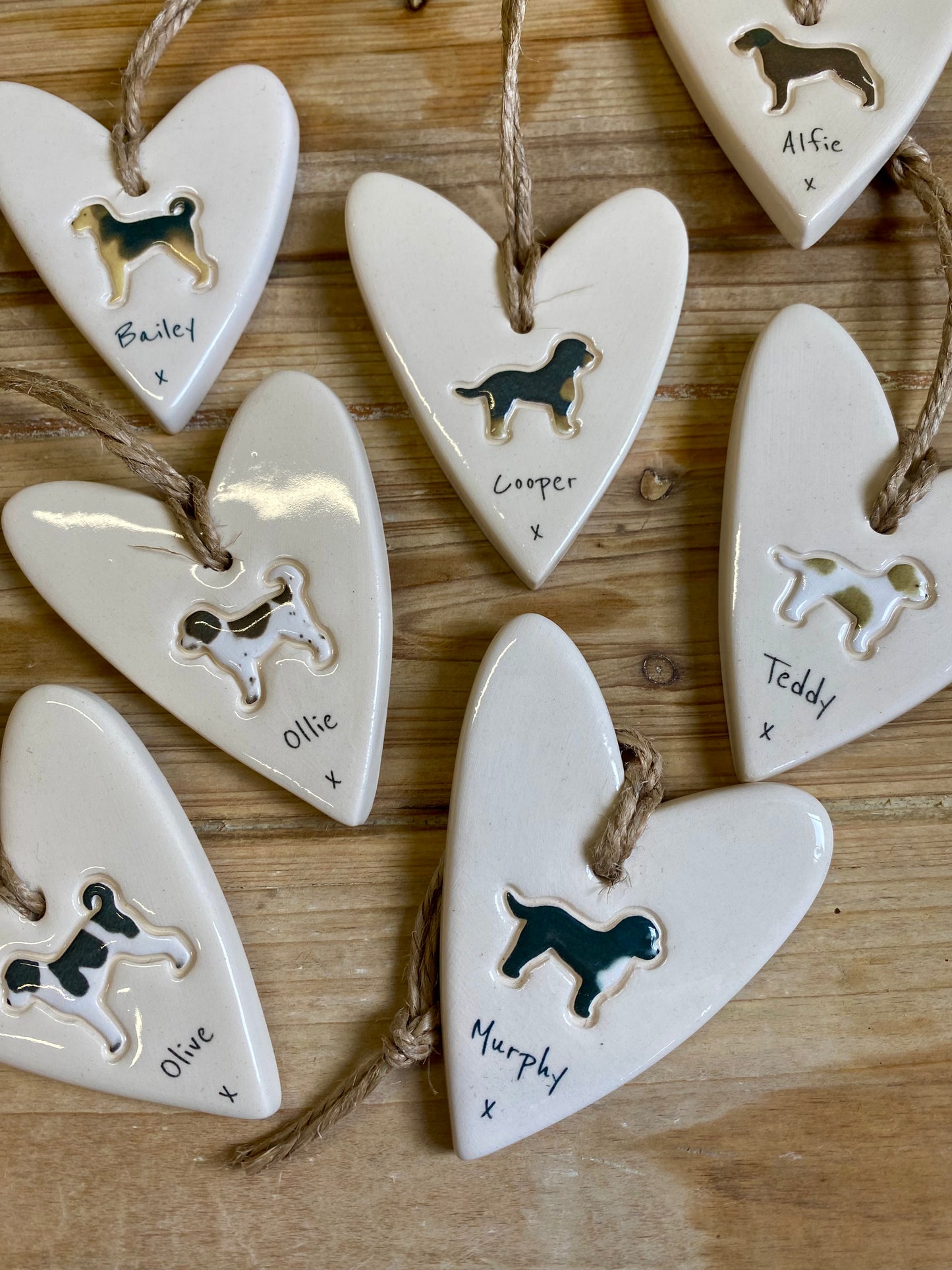 Personalised Dog Heart Ornament