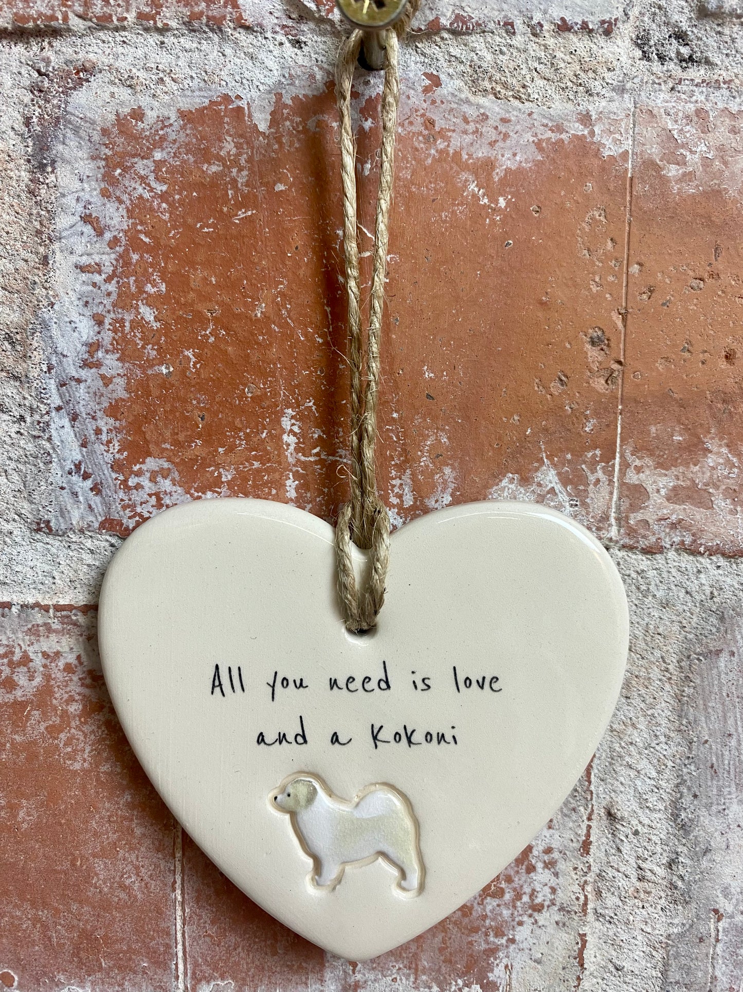 Kokoni Ceramic Heart Ornament