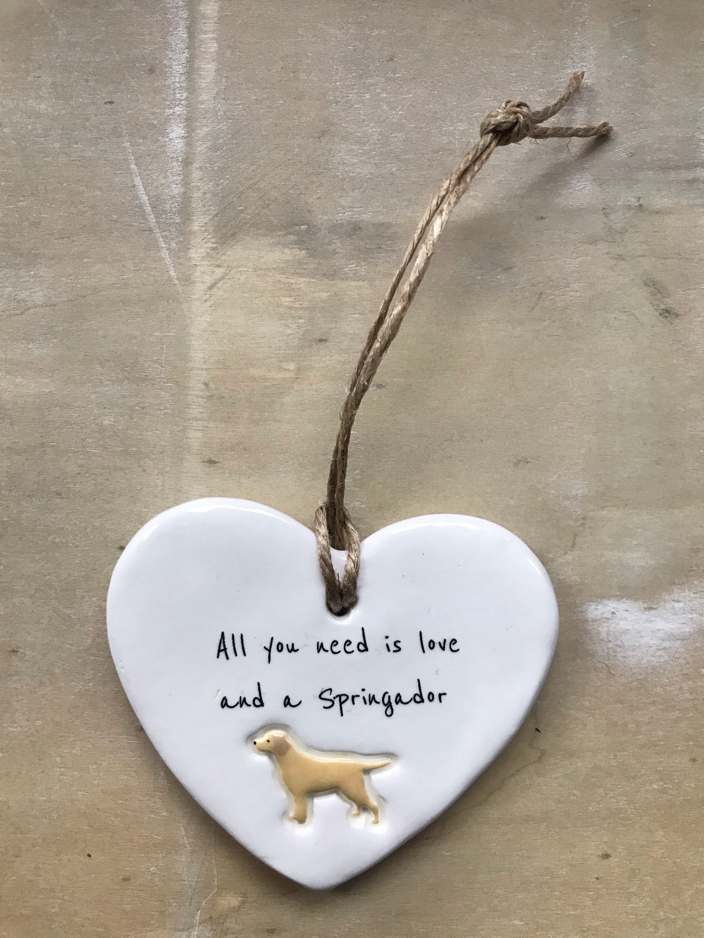 Springador Ceramic Heart Ornament
