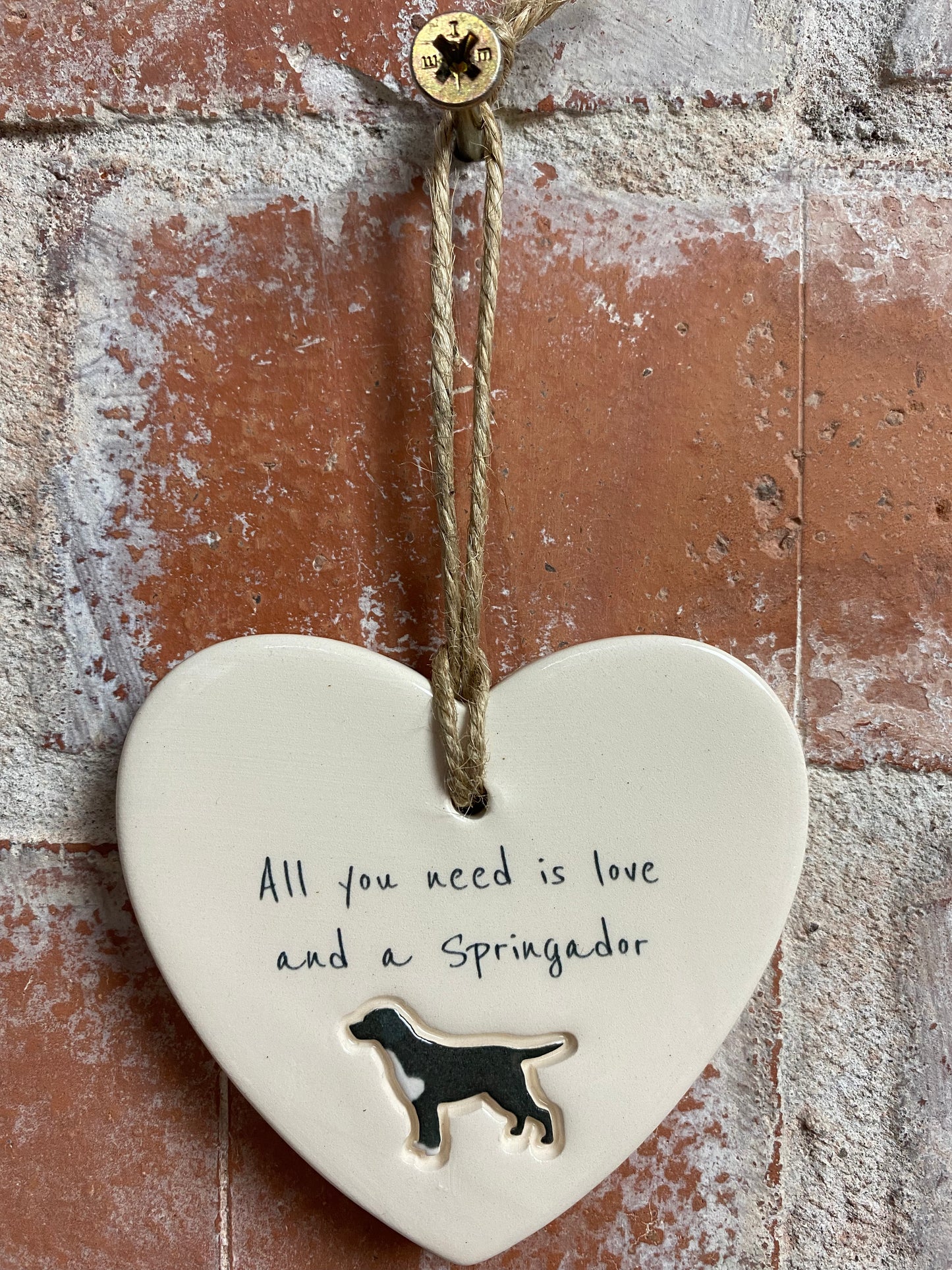 Springador Ceramic Heart Ornament