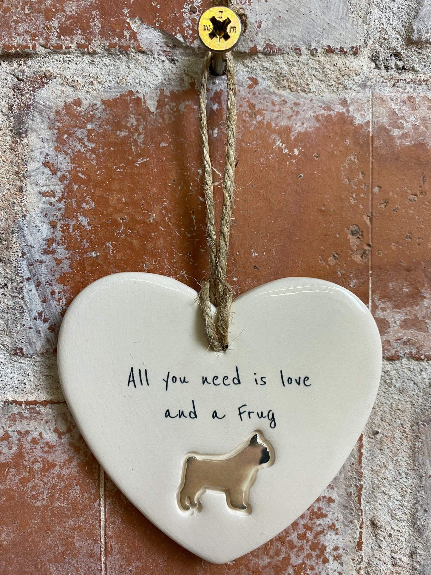 Frug Ceramic Heart Ornament