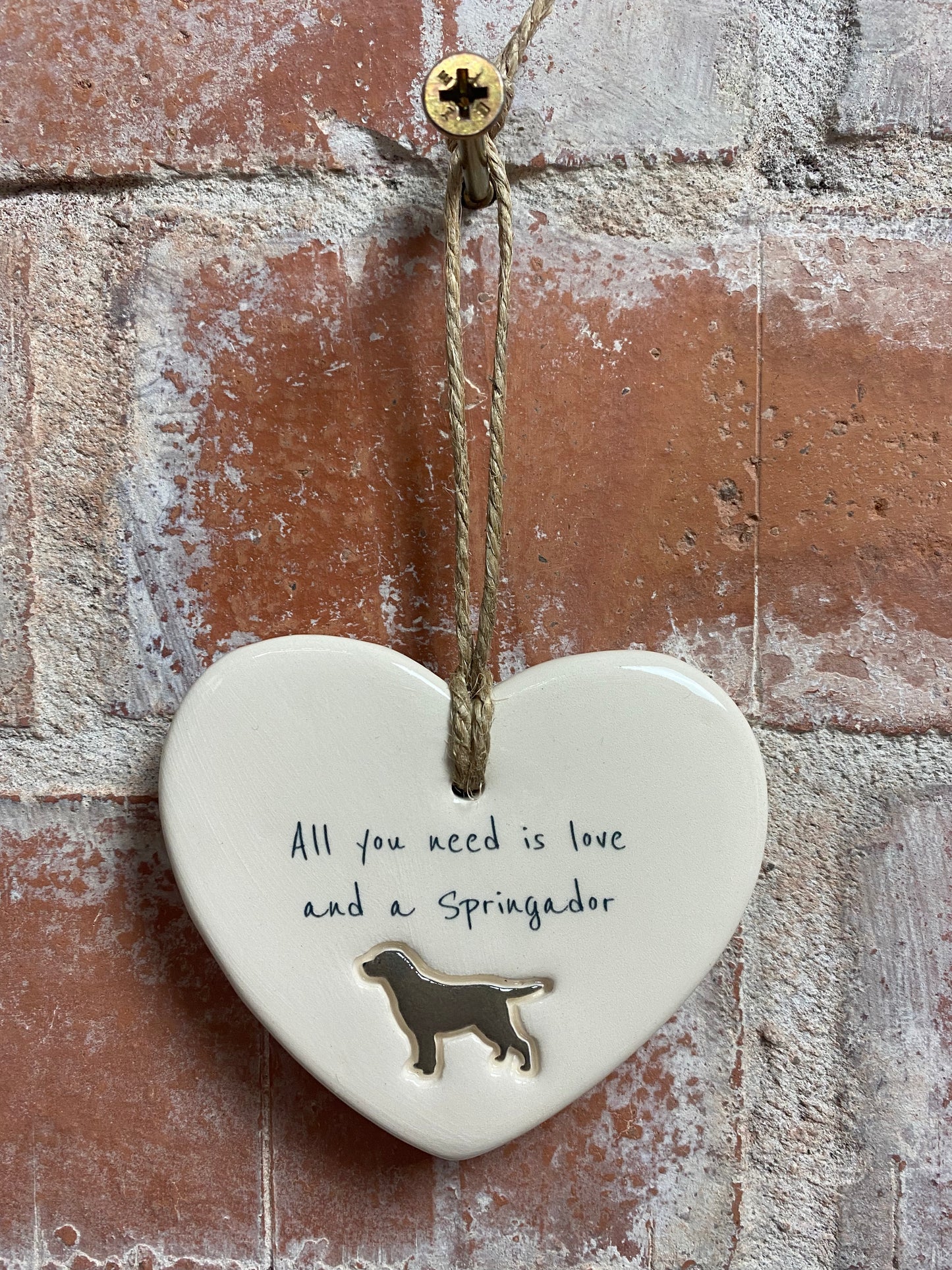 Springador Ceramic Heart Ornament