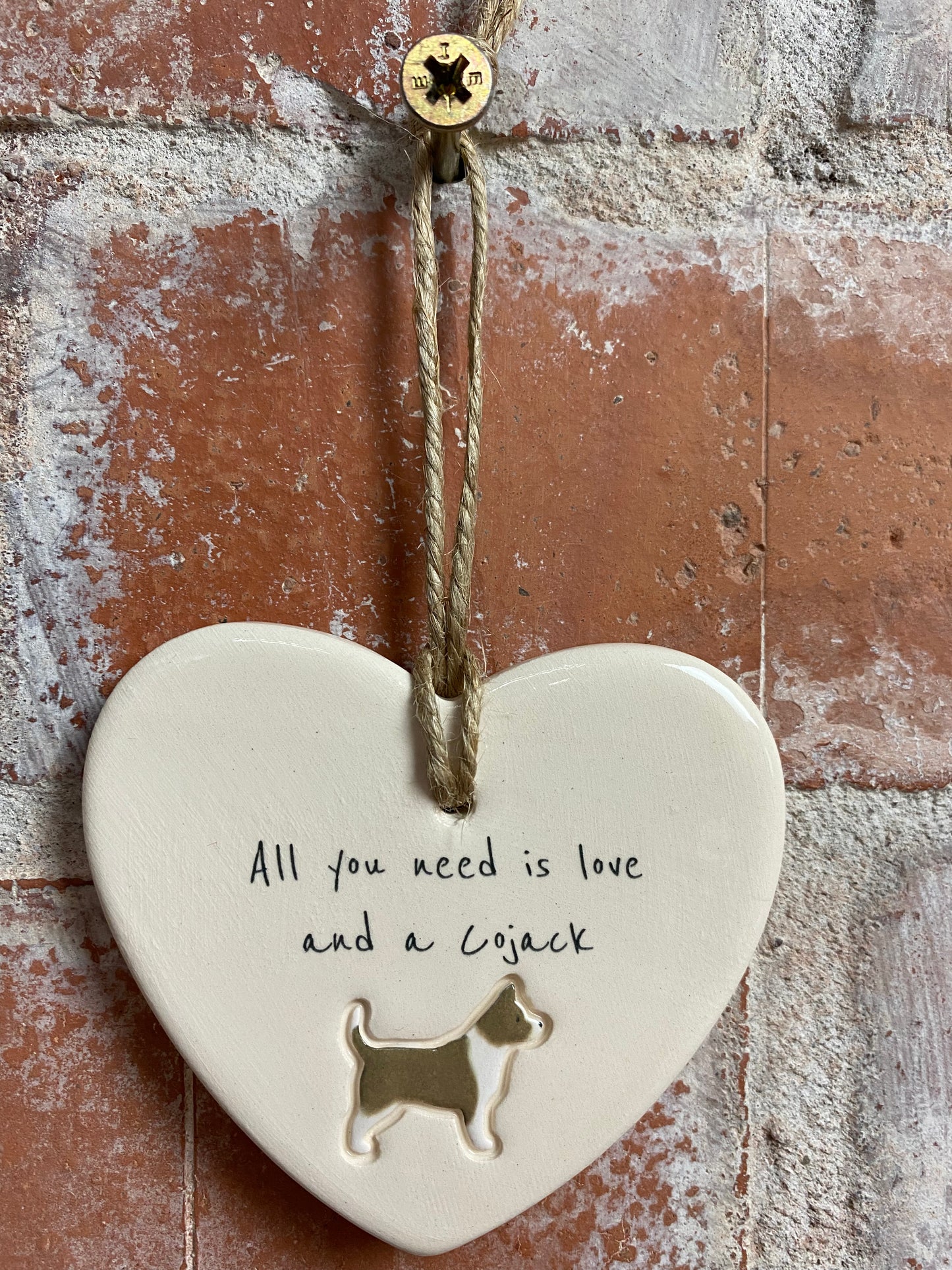 Cojack Ceramic Heart Ornament