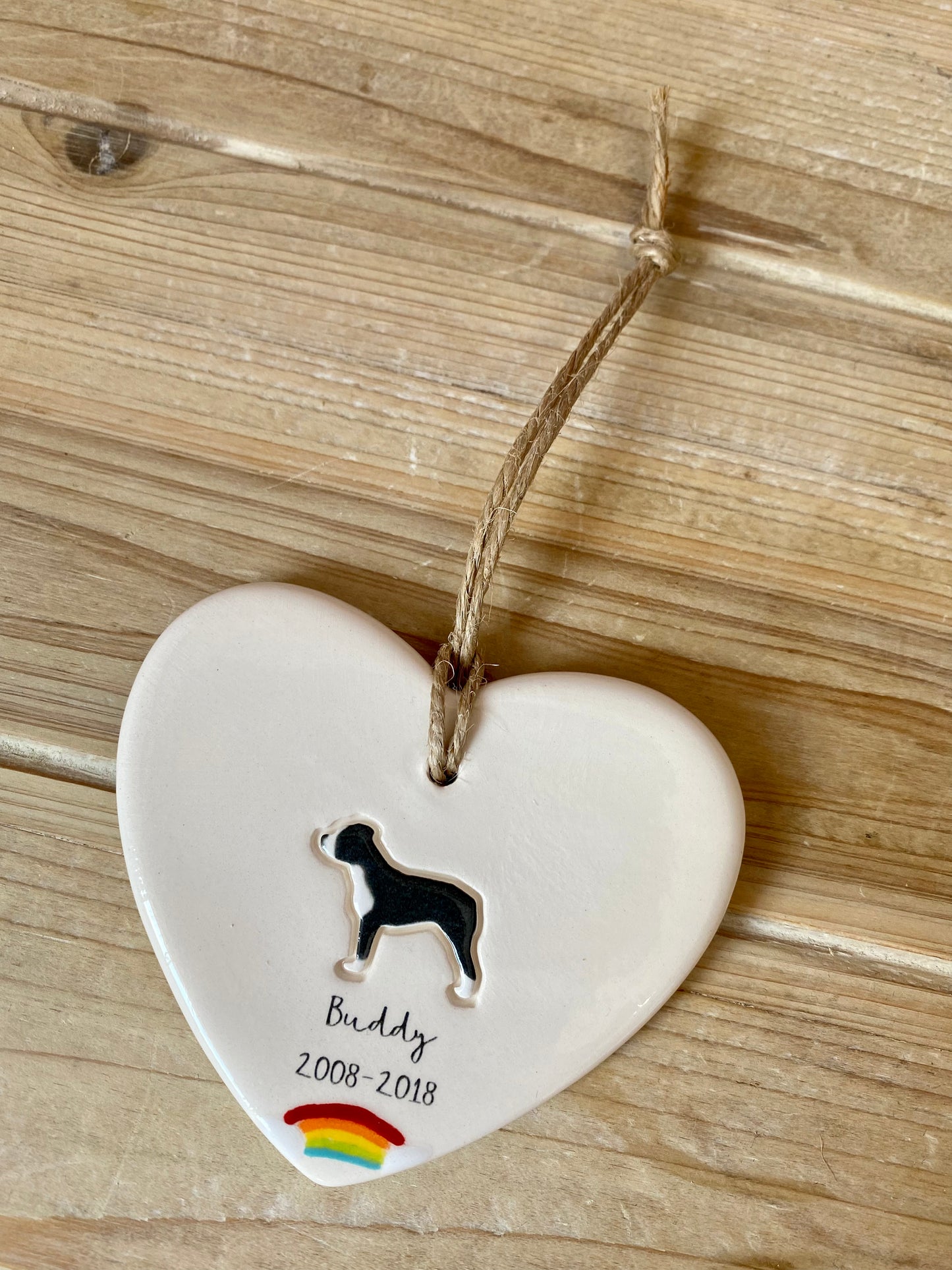 Personalised Dog memorial decoration