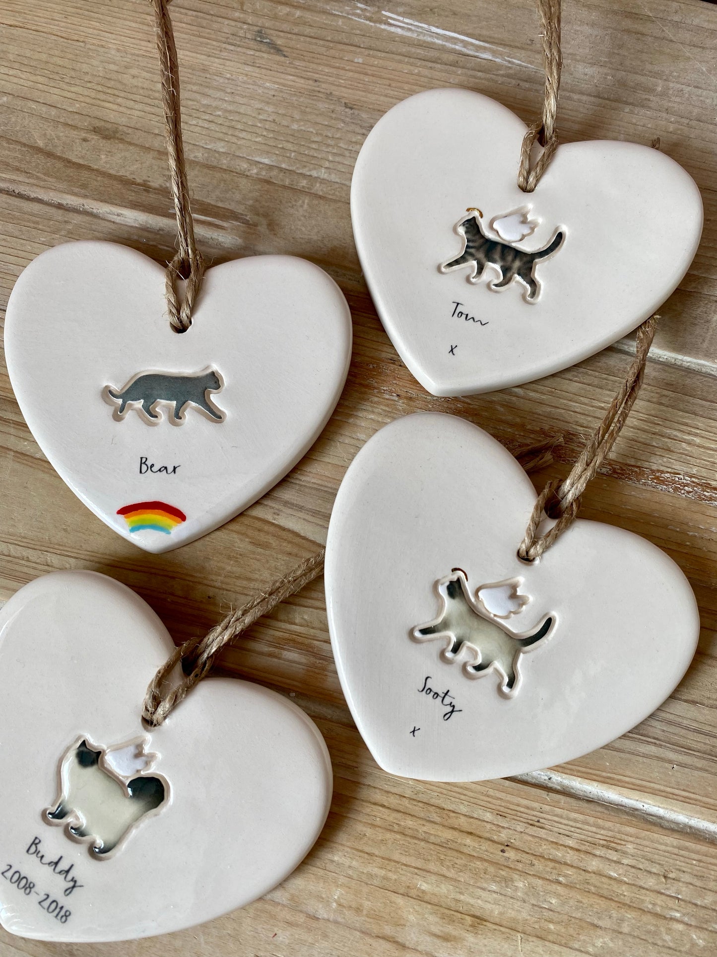 Personalised Cat Memorial Ornament