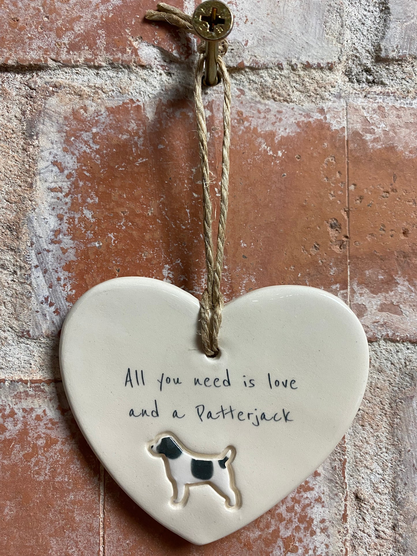Patterjack Ceramic Heart Ornament