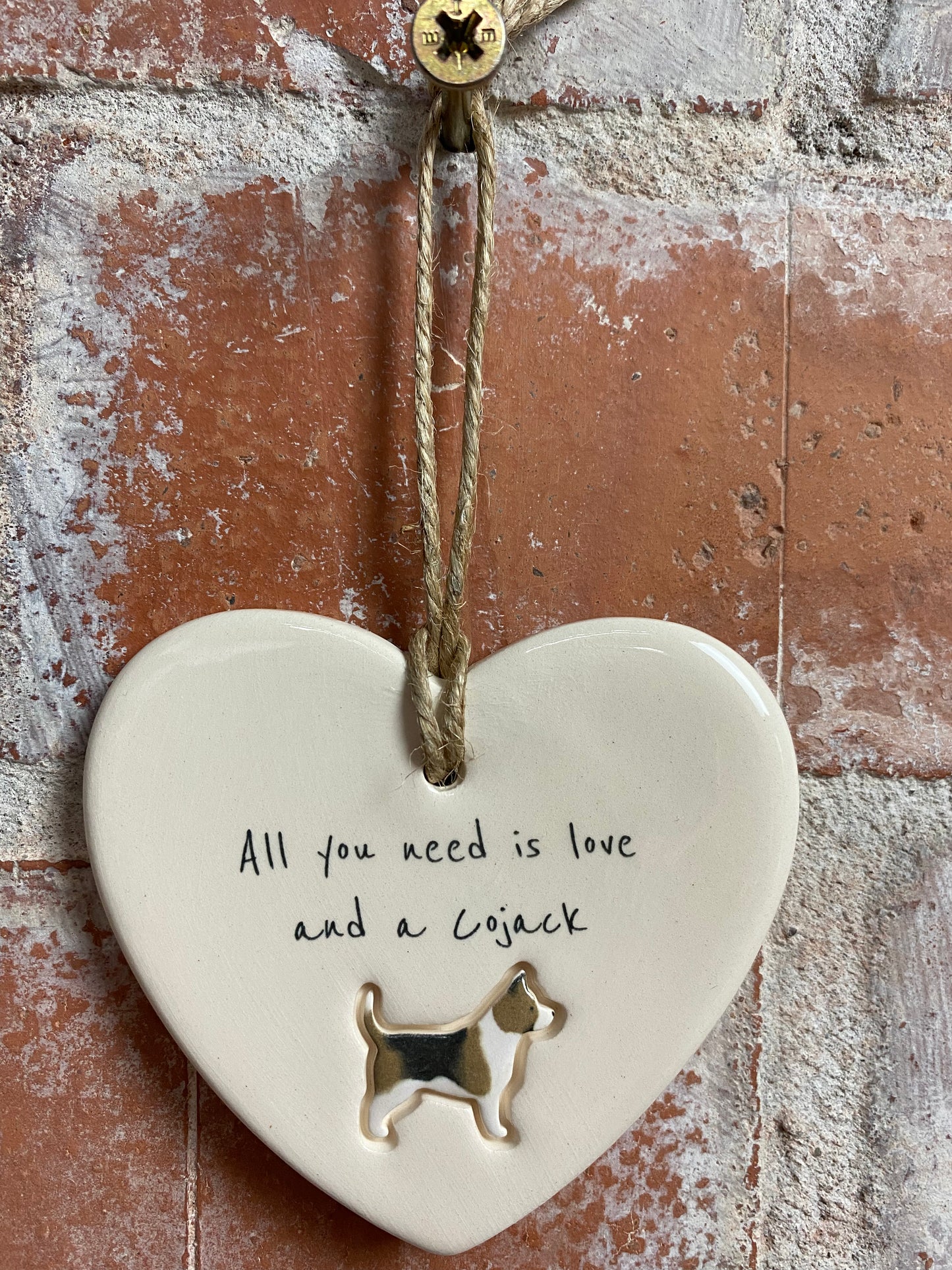 Cojack Ceramic Heart Ornament