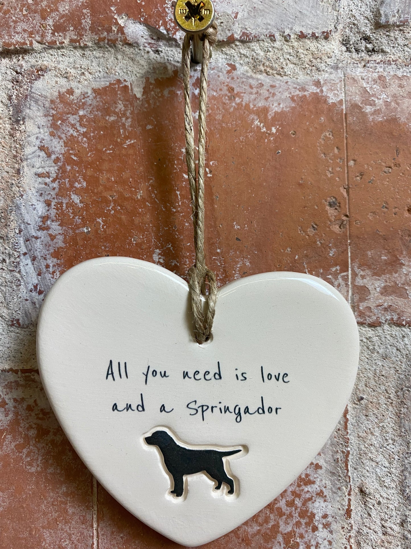 Springador Ceramic Heart Ornament