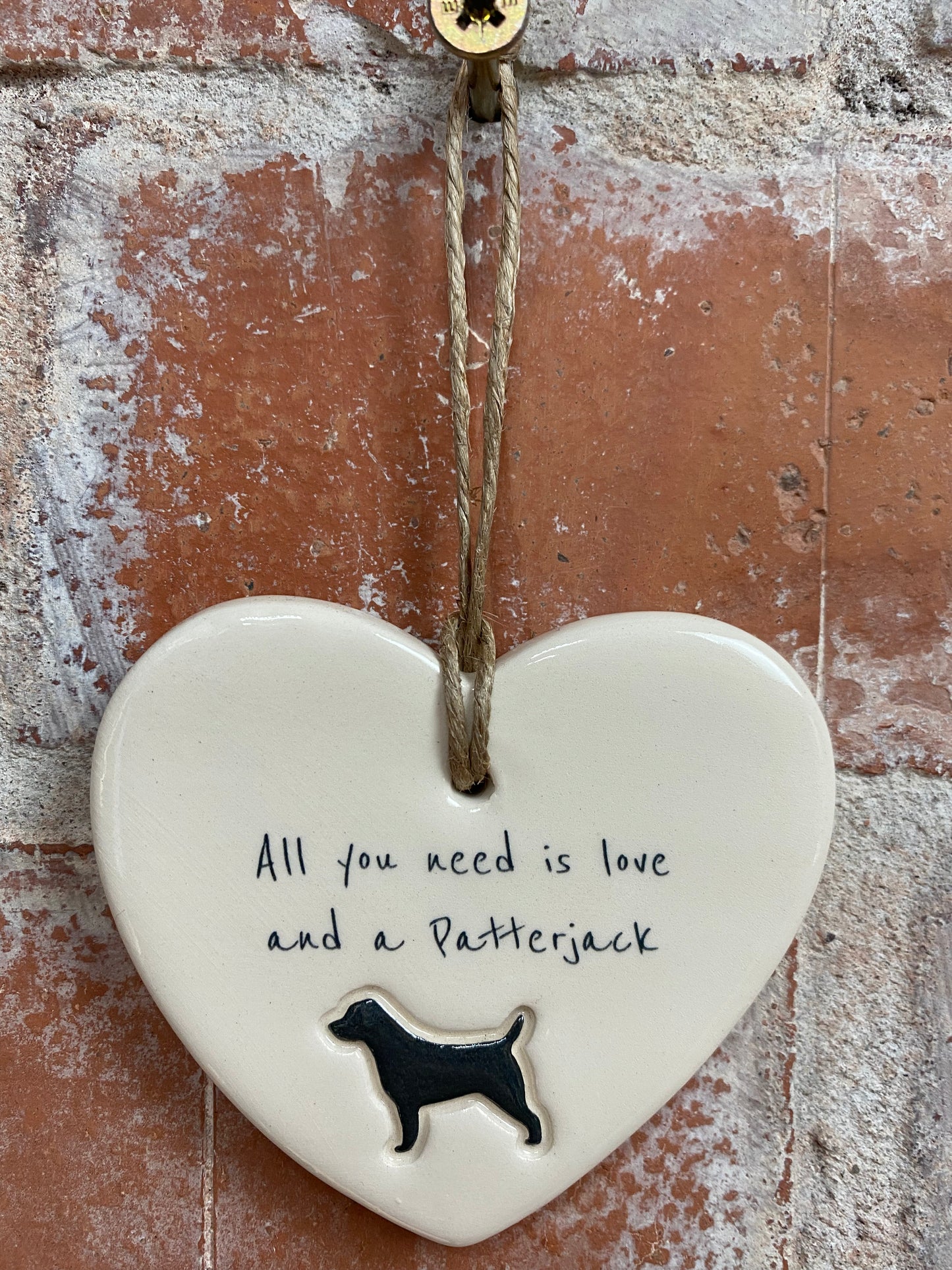 Patterjack Ceramic Heart Ornament
