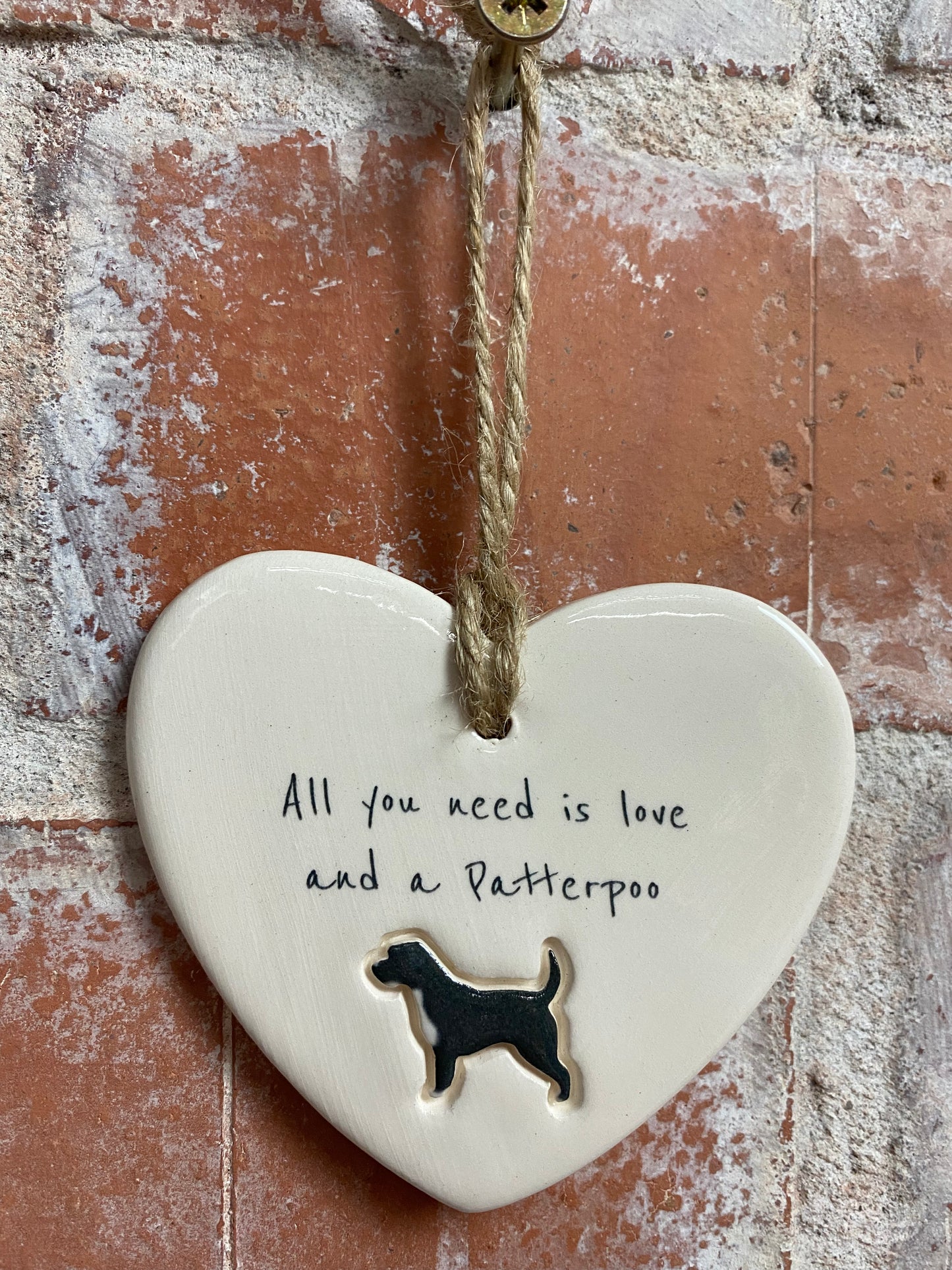 Patterpoo Ceramic Heart Ornament