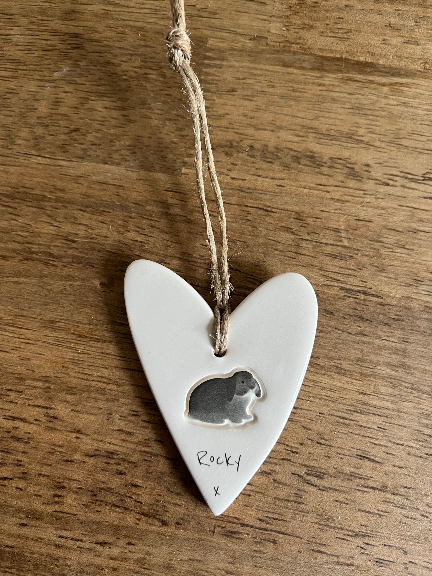 Personalised Rabbit heart