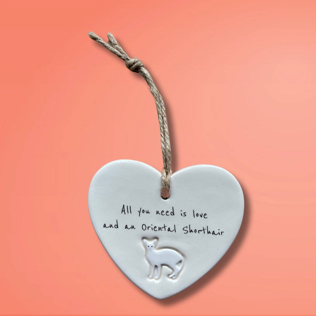 Oriental Shorthair Cat Ornament