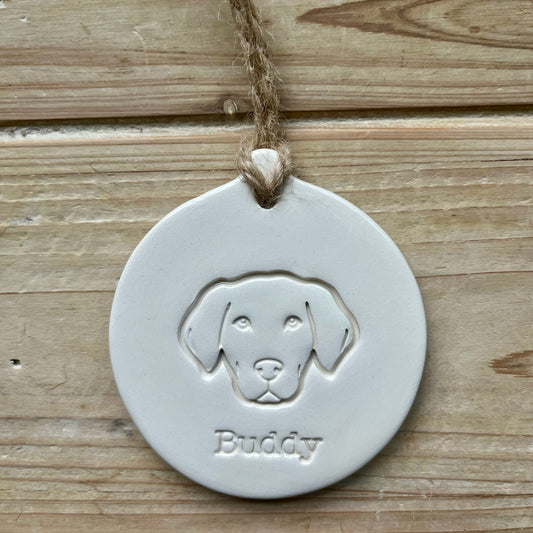 Personalised Golden Retriever Decoration
